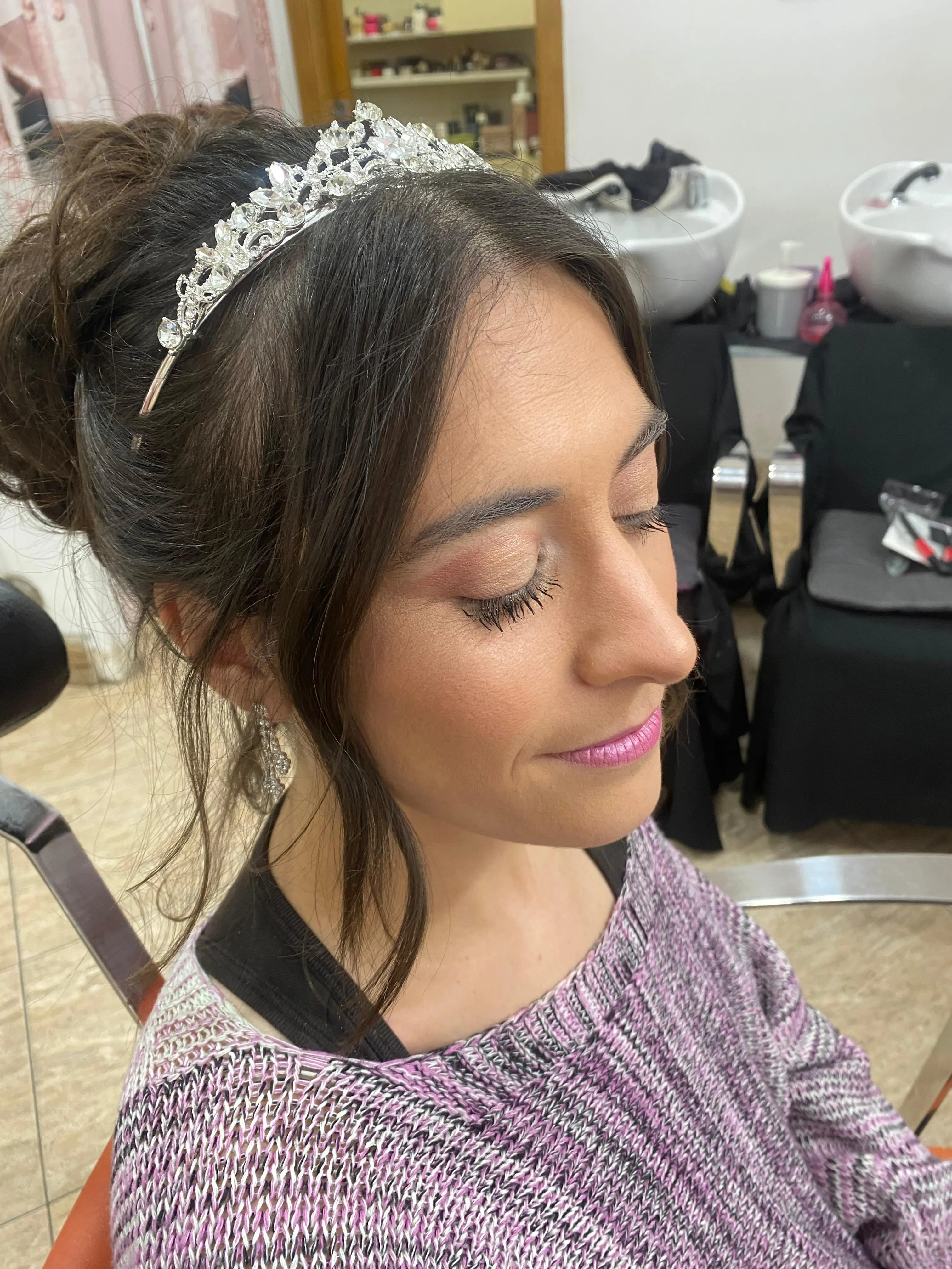 Maquillaje y peinado de novia - Peluquería Jenver